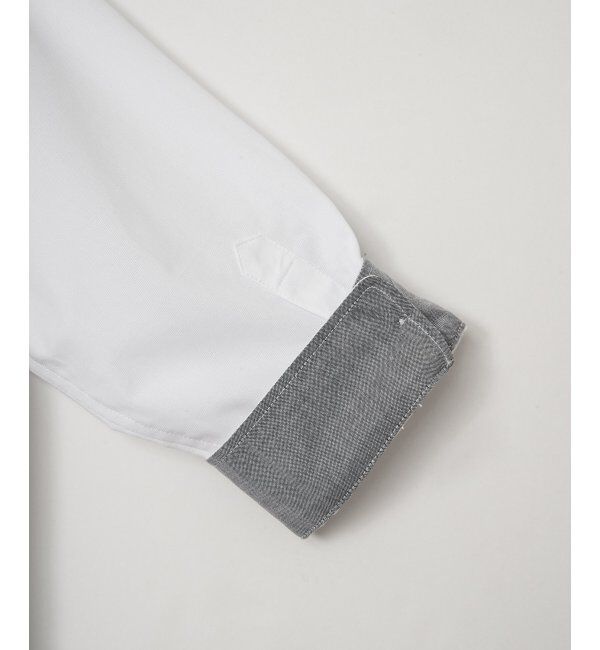 ikka「7分袖冷感ブロックスシャツ」|シャツ・ブラウス|