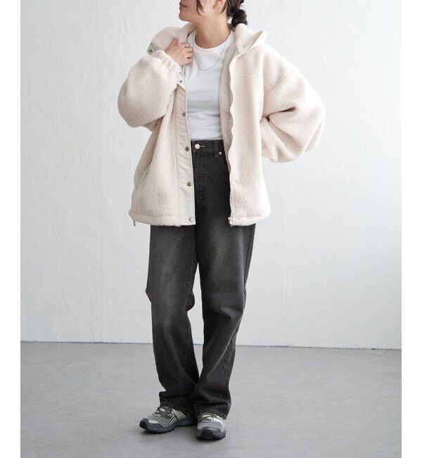 VENCE share style「ボアスタンドブルゾン」|ブルゾン・スタジャン|