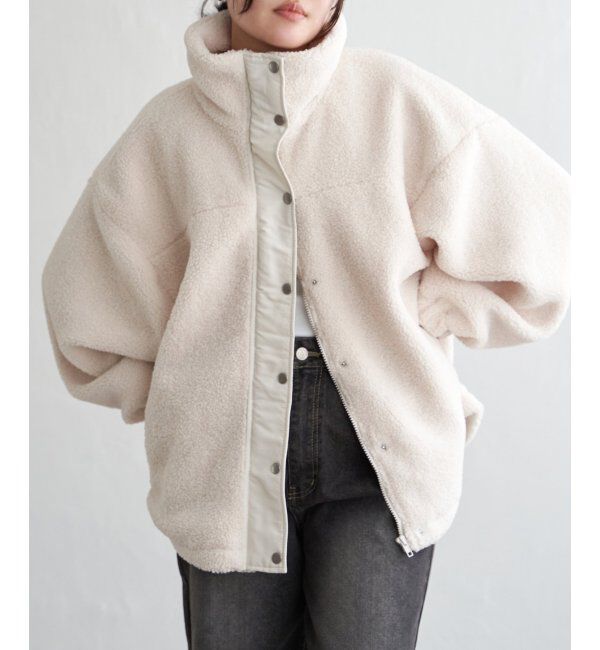 VENCE share style「ボアスタンドブルゾン」|ブルゾン・スタジャン|