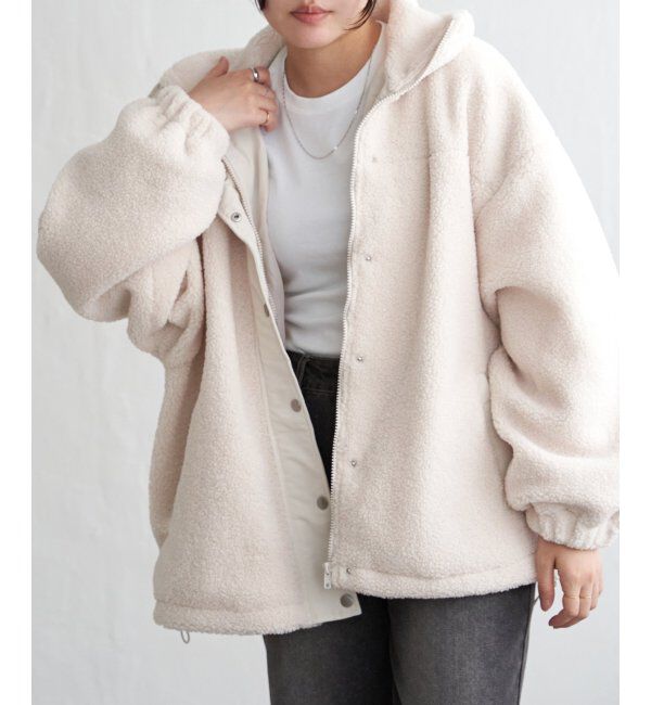 VENCE share style「ボアスタンドブルゾン」|ブルゾン・スタジャン|