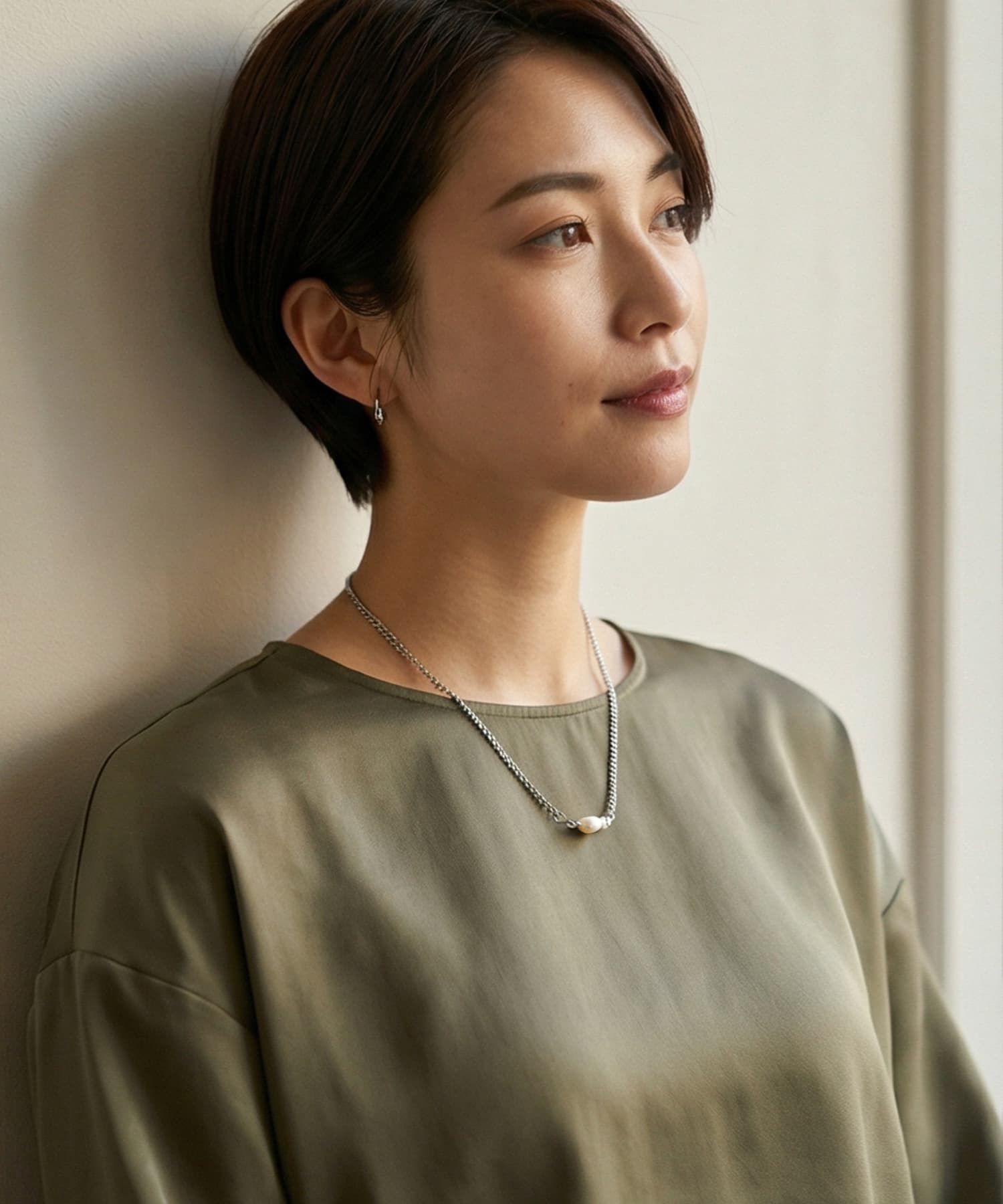 STYLE DELI「【DELI by】淡水ツインパール・ミニマルネックレス」|ネックレス|