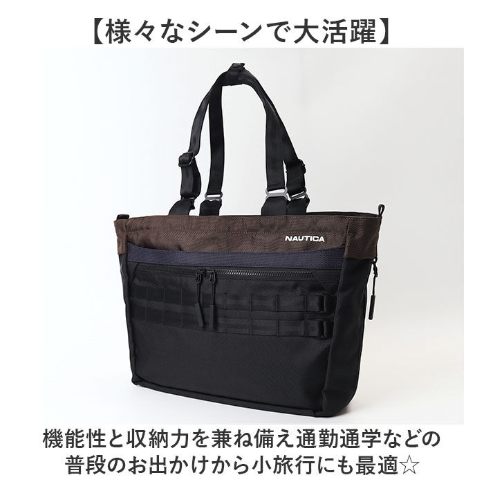 BACKYARD FAMILY「NAUTICA ノーティカ トートバッグ 370-7080 通販 ショルダーバッグ 肩掛け」|トートバッグ|