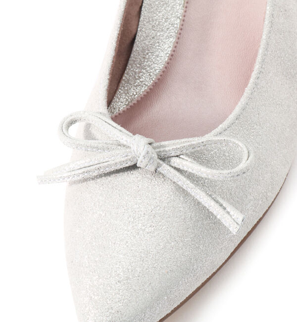 銀座かねまつ「LSBF2111METSLV 【防水】【本革】アクアベルスレンダーパンプス」|パンプス|