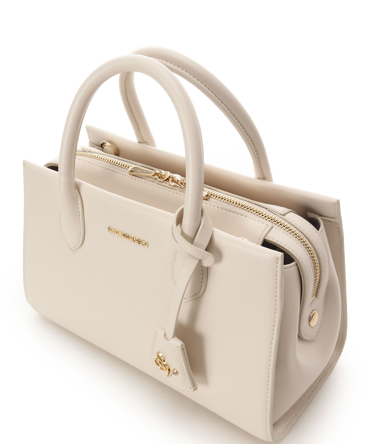 Samantha Vega「ロゴ金具ハンドバッグ」|ハンドバッグ|