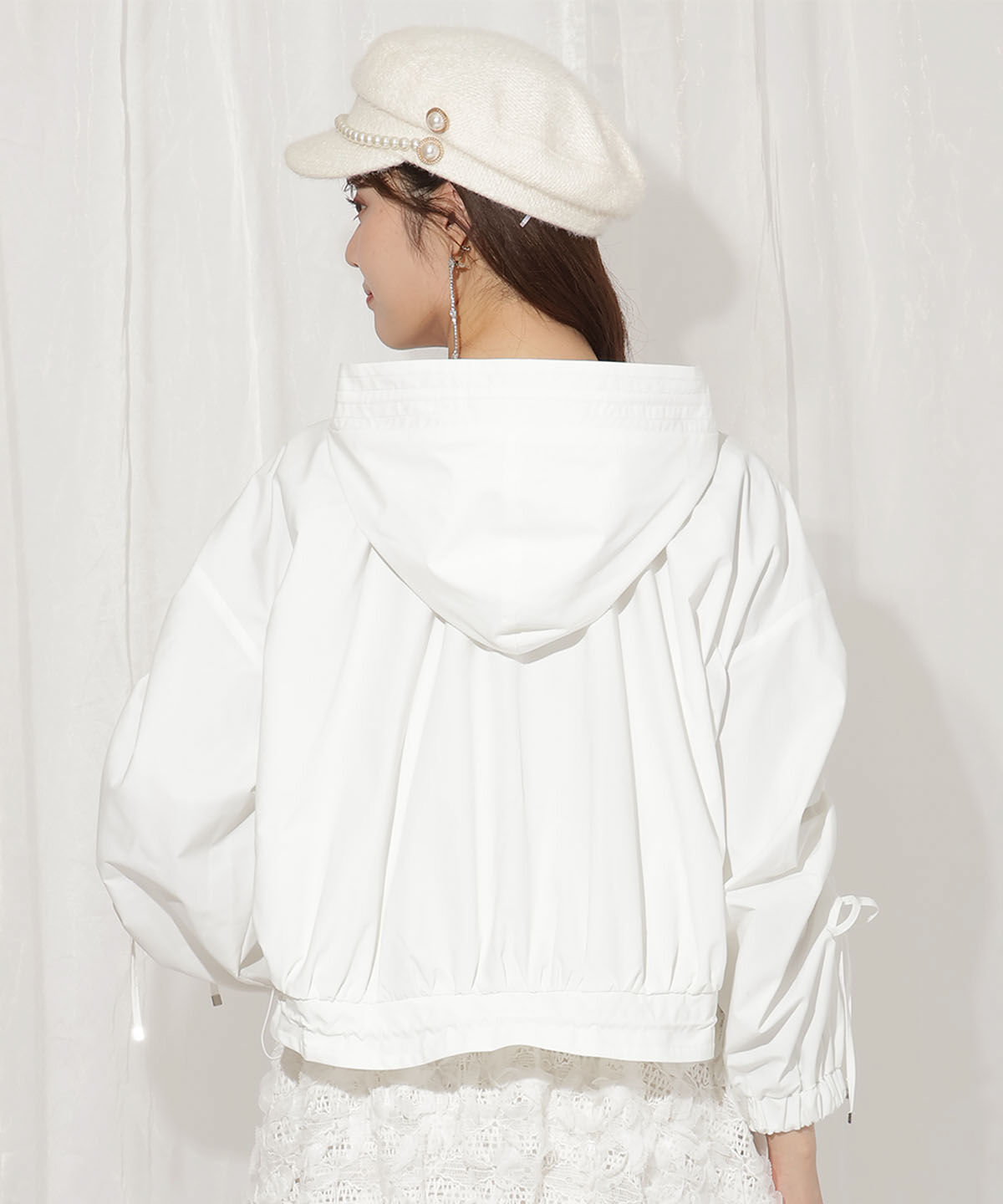 WILLSELECTION「ボリュームスリーブショートブルゾン」|ブルゾン・スタジャン|