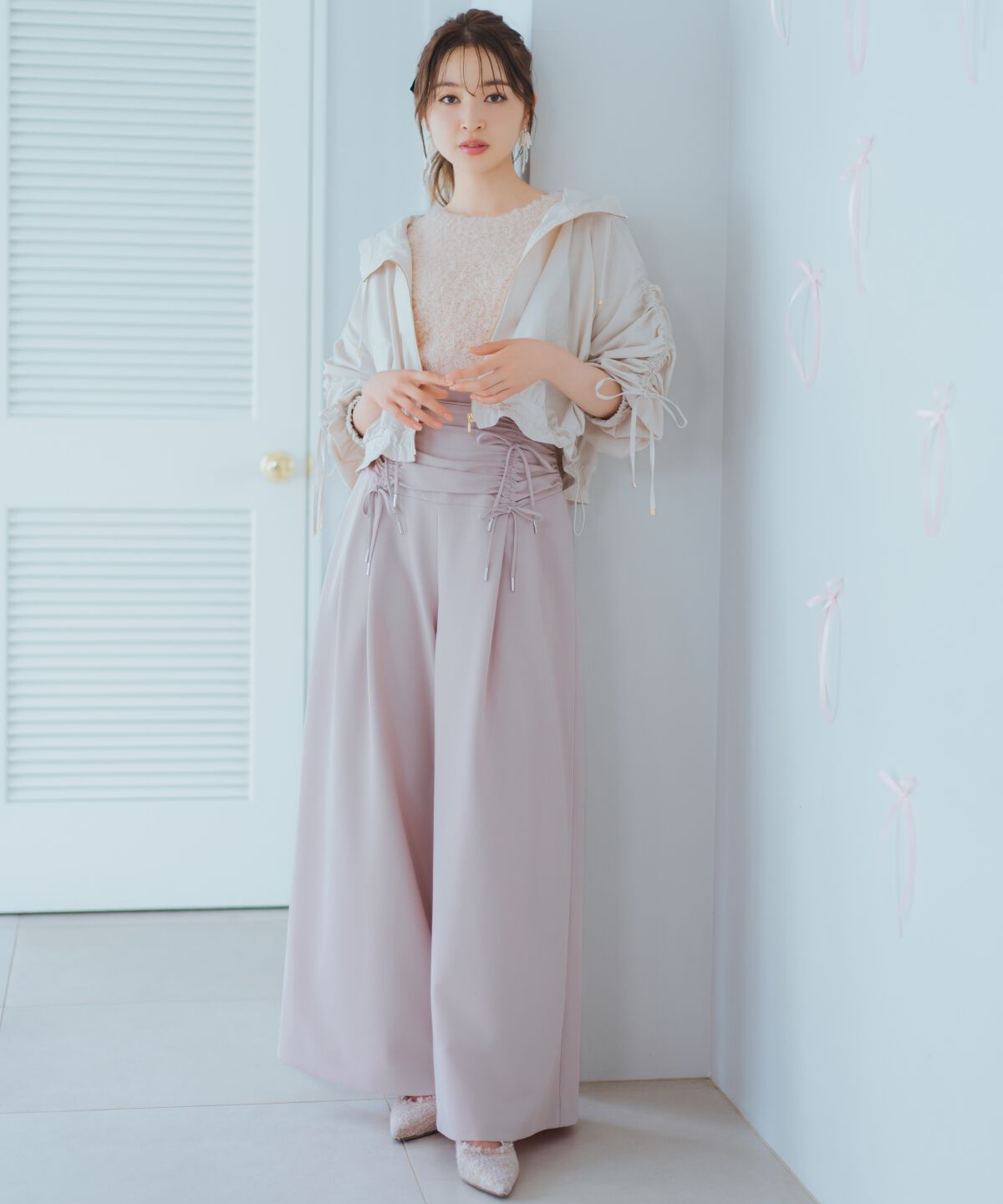 WILLSELECTION「ボリュームスリーブショートブルゾン」|ブルゾン・スタジャン|