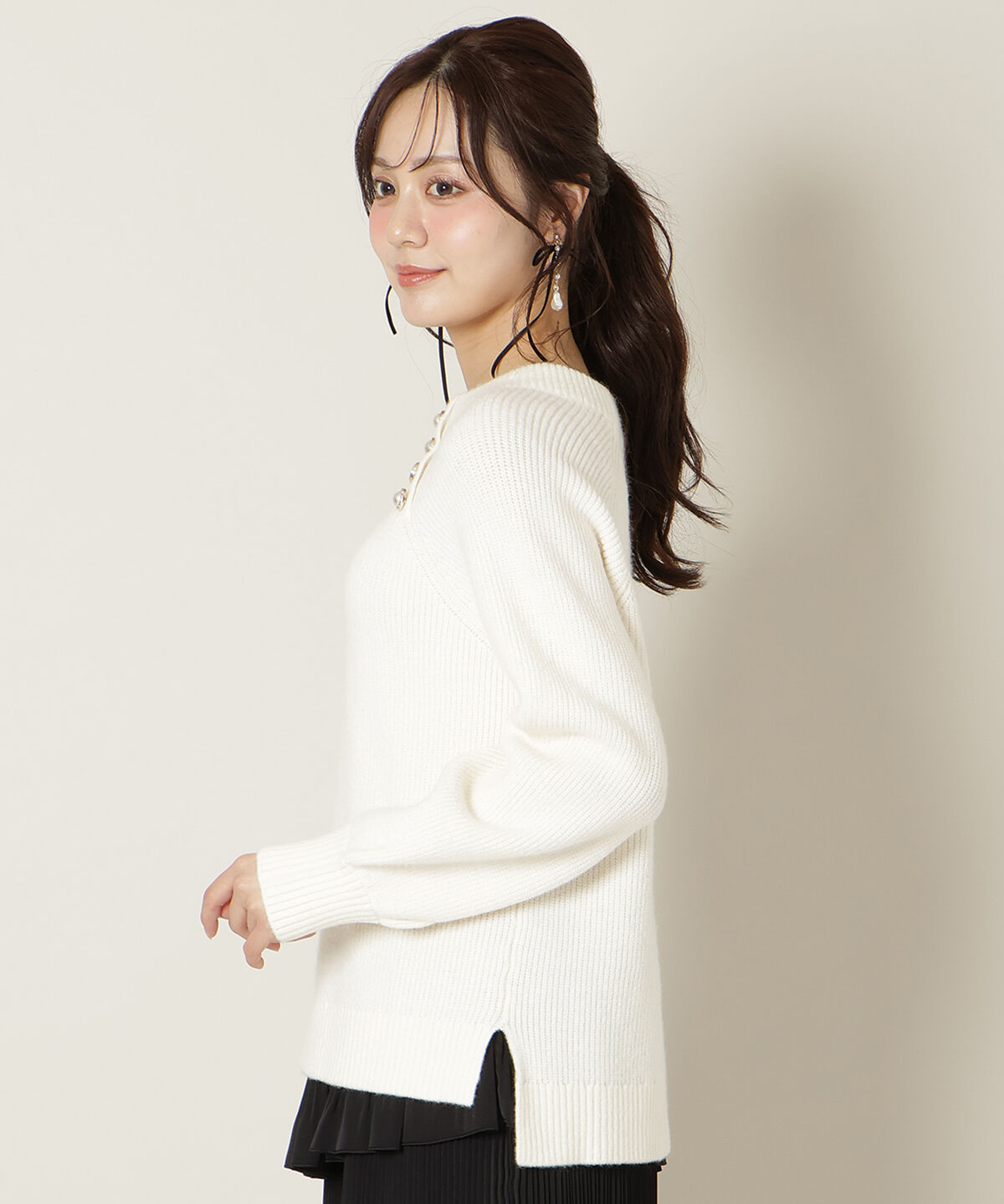 WILLSELECTION「アソートボタンデザインニット」|ニット・セーター|