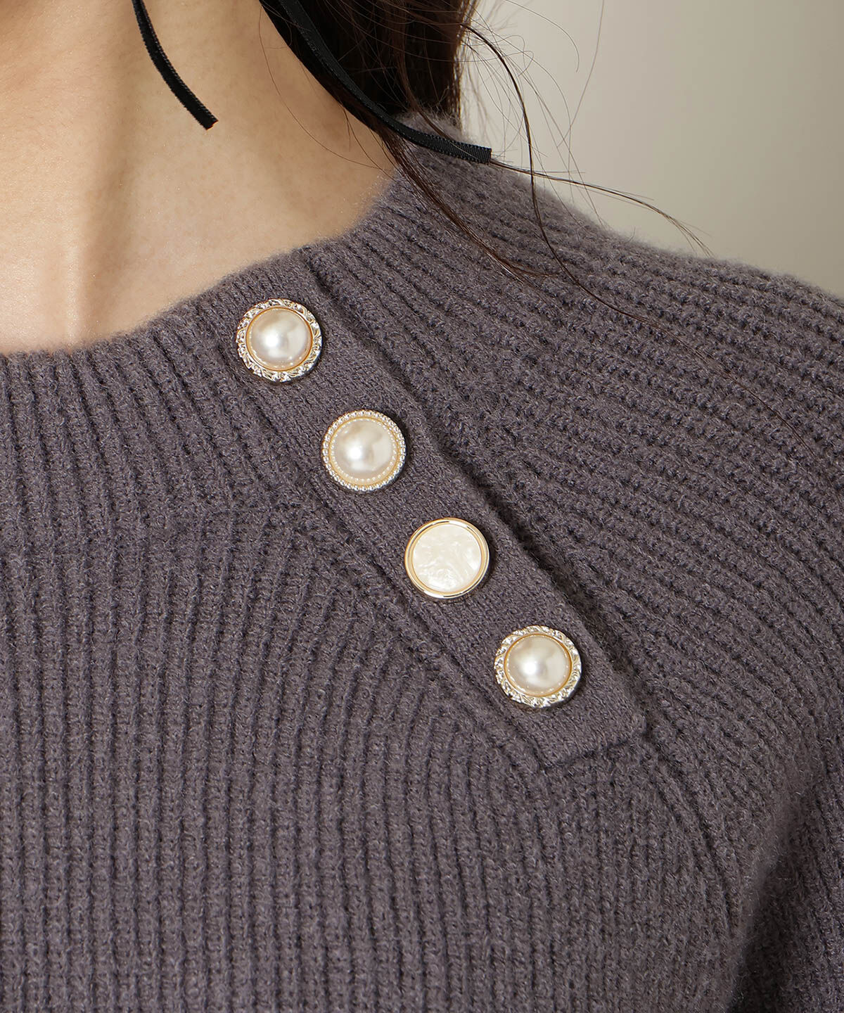 WILLSELECTION「アソートボタンデザインニット」|ニット・セーター|