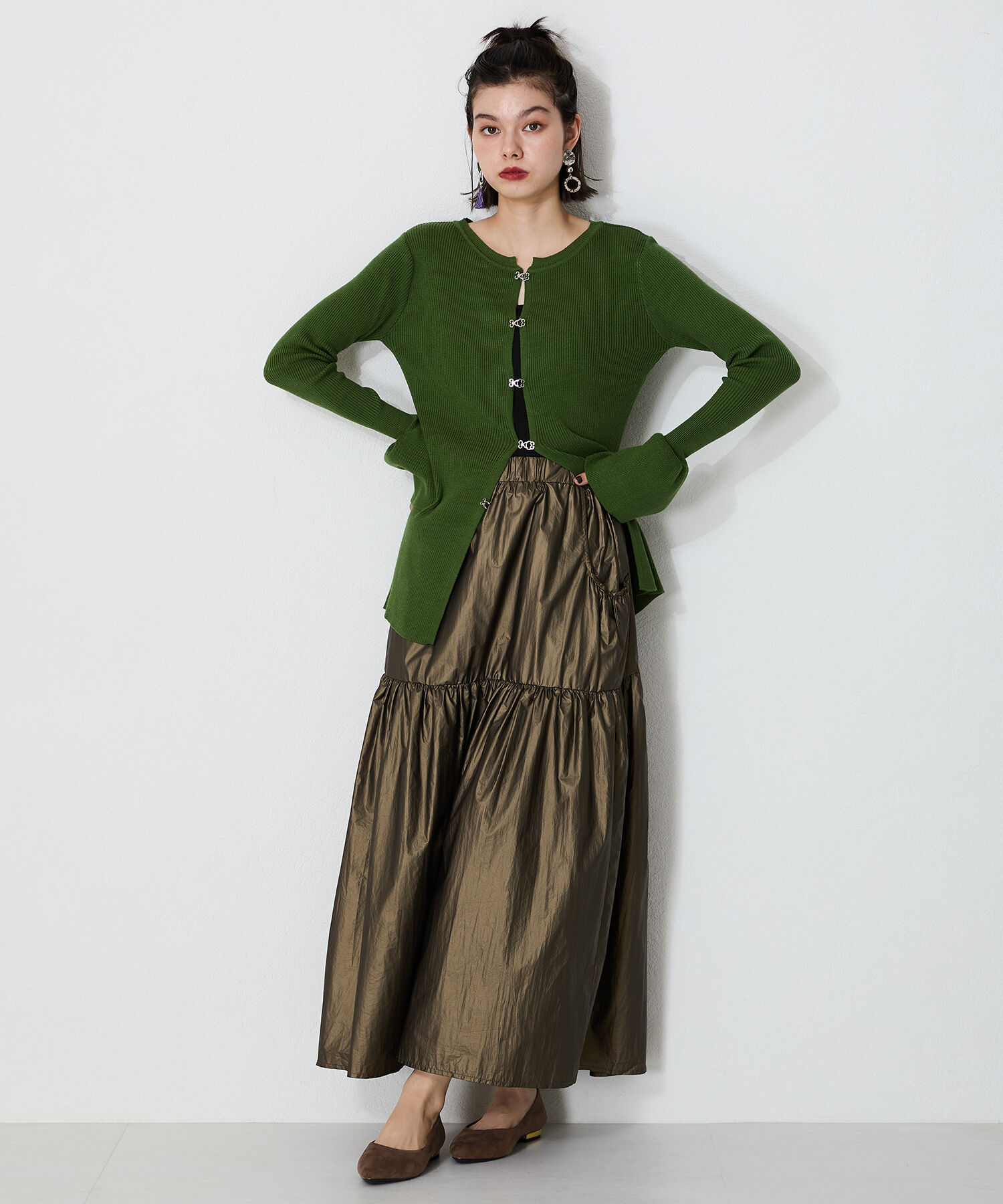 ORiental TRaffic「【WEB限定 / 累計16万足突破】ポインテッドトゥ フラット パンプス /R-4007 通勤靴 厚手クッション」|パンプス|