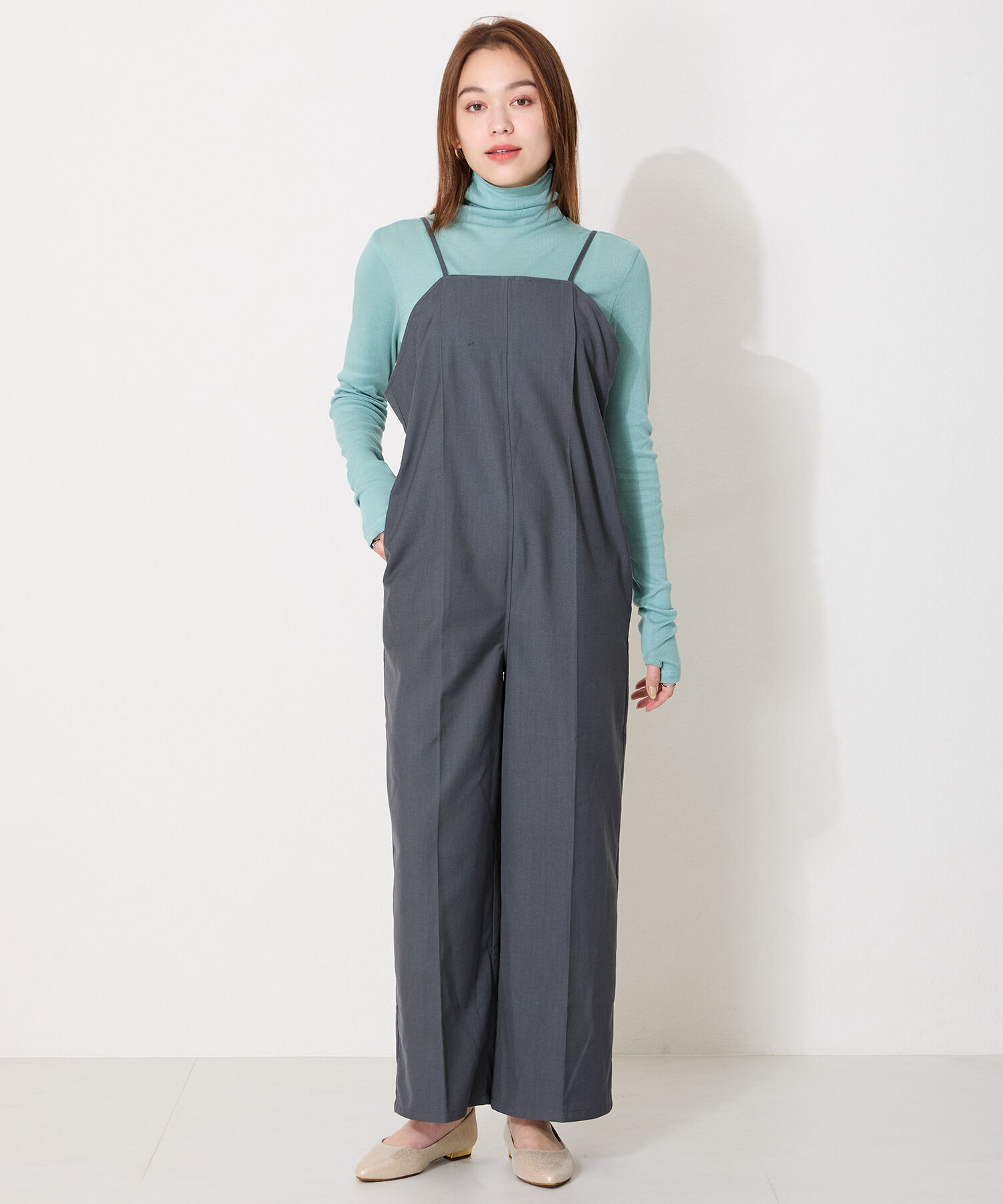 ORiental TRaffic「【WEB限定 / 累計16万足突破】ポインテッドトゥ フラット パンプス /R-4007 通勤靴 厚手クッション」|パンプス|