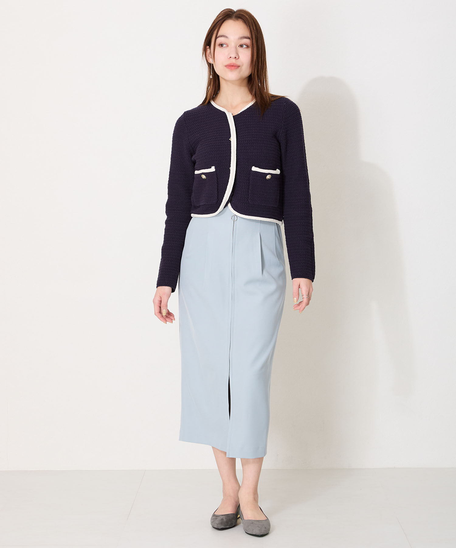 ORiental TRaffic「【WEB限定 / 累計16万足突破】ポインテッドトゥ フラット パンプス /R-4007 通勤靴 厚手クッション」|パンプス|