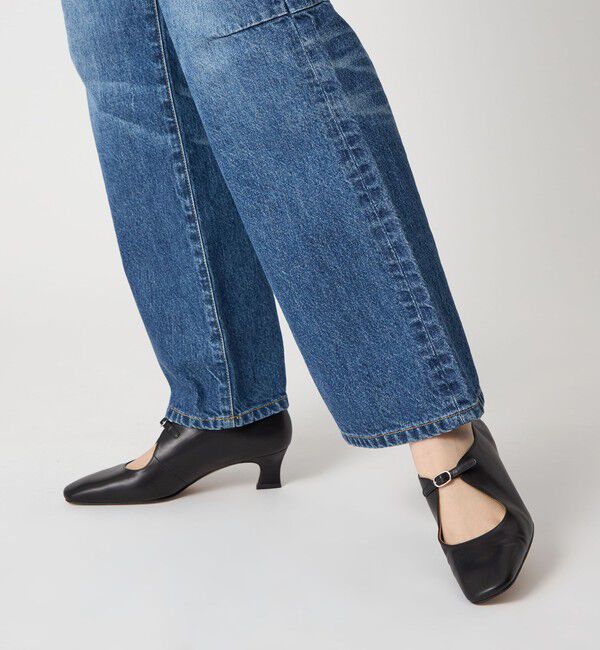 ODETTE E ODILE「センターベルトスクエア パンプス45&darr;&uarr;」|パンプス|