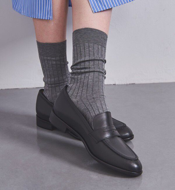 UNITED ARROWS「レザー コインローファー」|ローファー|