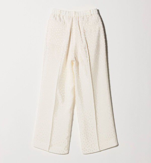 UNITED ARROWS「ドット サテン 2タック ワイドパンツ」|その他|