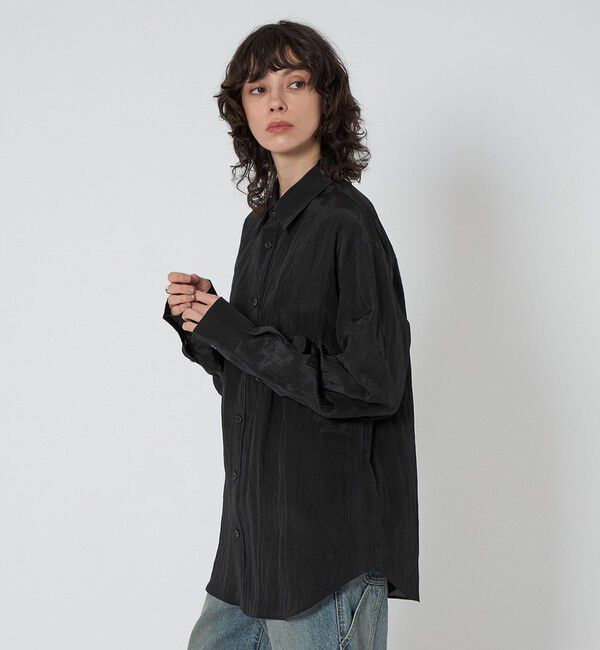 ASTRAET「＜ASTRAET＞ストライプ シアー レギュラーカラーシャツ UNISEX」|シャツ・ブラウス|