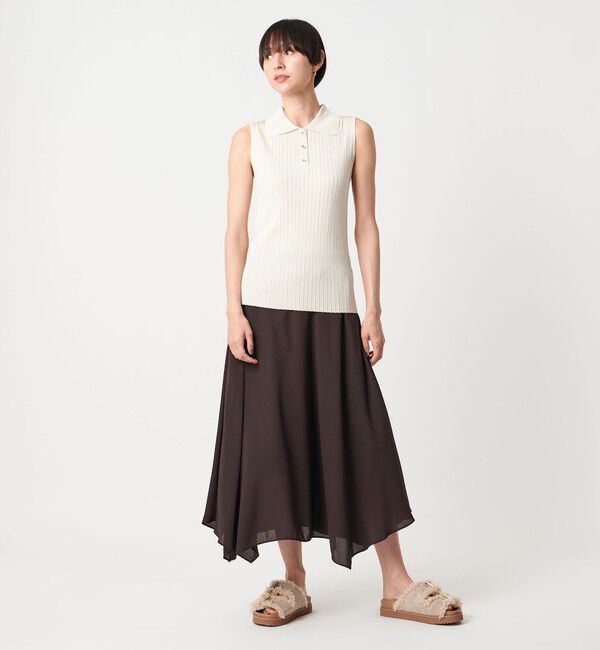 UNITED ARROWS「イレギュラー ヘム フレア スカート」|フレア|