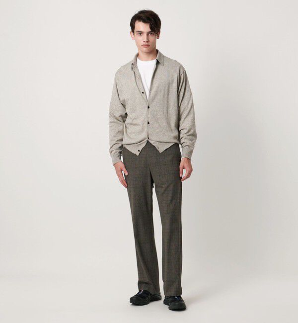 UNITED ARROWS「トロピカル チェック モダンイージー スラックス」|チノ|