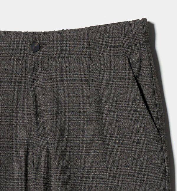 UNITED ARROWS「トロピカル チェック モダンイージー スラックス」|チノ|