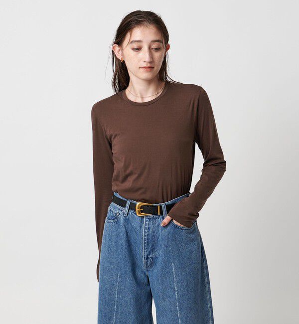 UNITED ARROWS「コットン ジャージー ロングスリーブ カットソー ‐ウォッシャブル‐」|Tシャツ・カットソー|