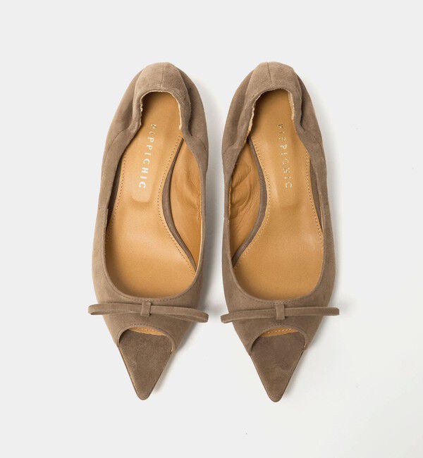 UNITED ARROWS「【一部別注】＜PIPPICHIC＞CHRISTEL リボン パンプス」|パンプス|