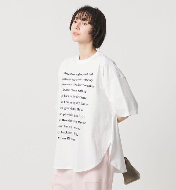 UNITED ARROWS「＜SACRA＞メッセージ Tシャツ」|Tシャツ・カットソー|