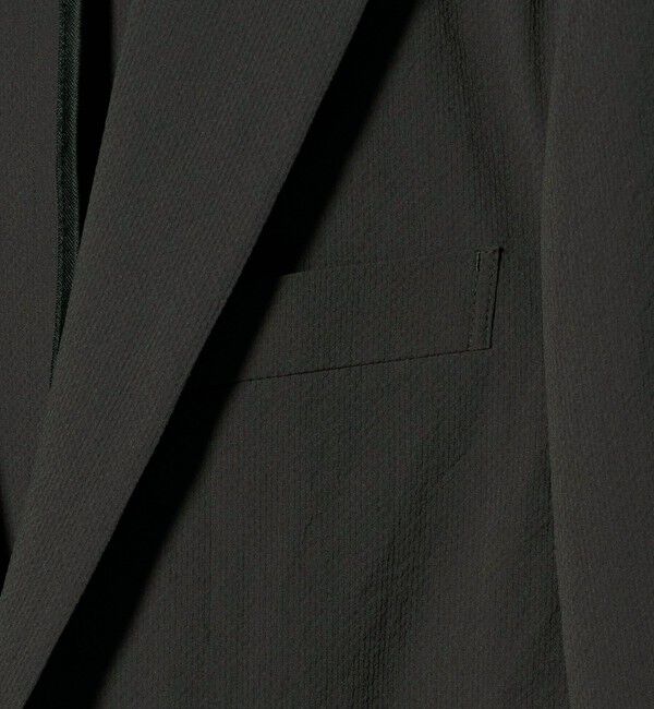 UNITED ARROWS「ドビー 2ボタン シングル テーラードジャケット UA COZY　ウォッシャブル　タテヨコストレッチ　防しわ　撥」|テーラードジャケット|