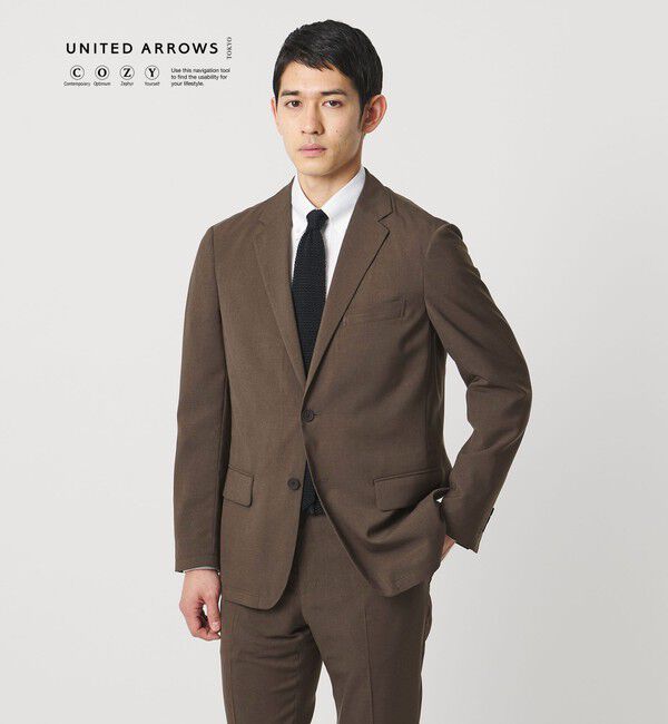 UNITED ARROWS「ウールルック 2ボタン シングル テーラードジャケット UA COZY　ウォッシャブル　ヨコストレッチ」|テーラードジャケット|MOCA