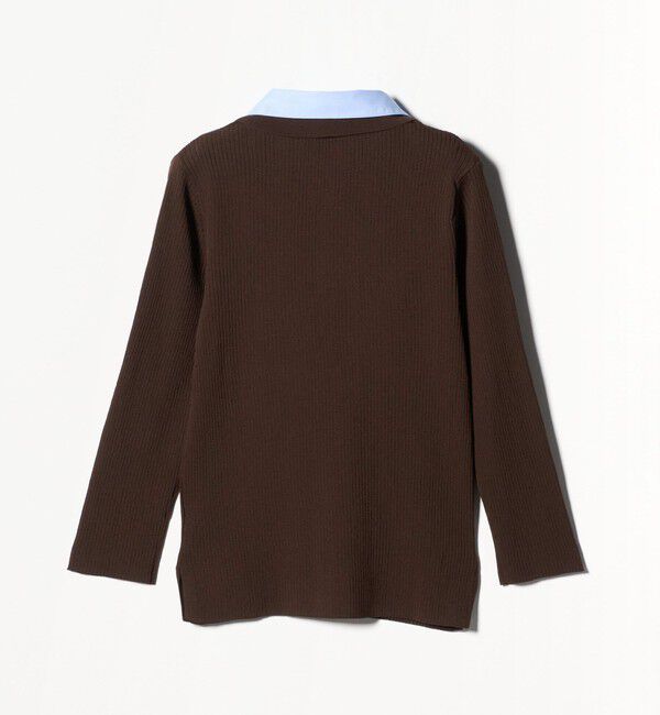 UNITED ARROWS「シャツ コンビ ポロニット」|ニット・セーター|