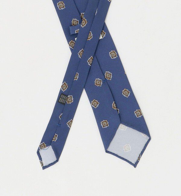 UNITED ARROWS「＜ARCURI＞スクエア フラワープリント ネクタイ」|ネクタイ・蝶ネクタイ|