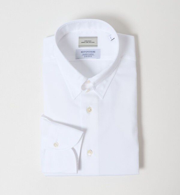 UNITED ARROWS green label relaxing「MADE BY HITOYOSHI タブカラー ドレスシャツ」|シャツ・ブラウス|