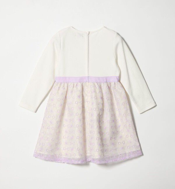 UNITED ARROWS green label relaxing「ポンチ &times; ハナガラ オーガンジー ワンピース / キッズ 110cm-130cm」|ワンピース|