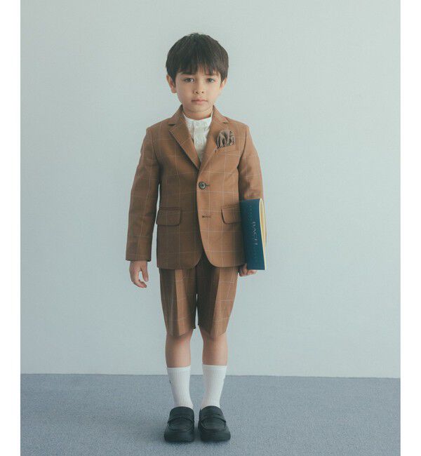 UNITED ARROWS green label relaxing「ウィンドペン チェック ジャケット / キッズ 110cm-130cm」|テーラードジャケット|