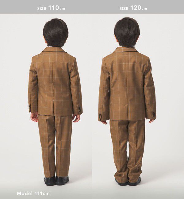 UNITED ARROWS green label relaxing「ウィンドペン チェック パンツ / キッズ 110cm-130cm」|スーツ|