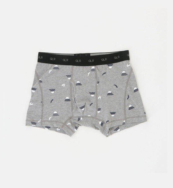 UNITED ARROWS green label relaxing「ファイン オーガニック ラッキー ボクサーパンツ」|インナー|LT.GRAY