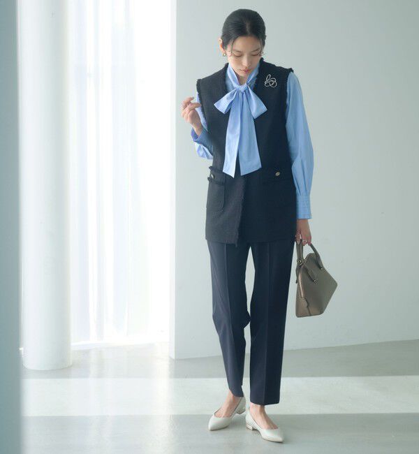 UNITED ARROWS green label relaxing「［size SHORTあり］ライト ツイードライク ジレ」|ベスト・ジレ|