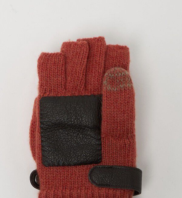 UNITED ARROWS green label relaxing「ミトン ベルト グローブ -タッチパネル対応-」|手袋|