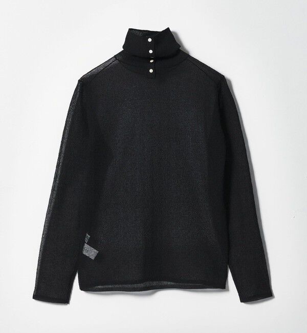 UNITED ARROWS green label relaxing「＜SEASONAL COLLECTION＞ハイゲージ シアー タートル プルオーバー ウォッシャブル」|ニット・セーター|