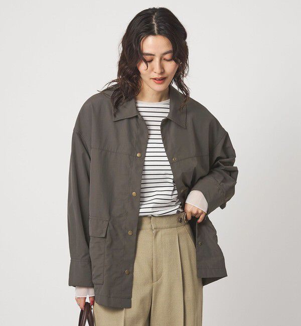 UNITED ARROWS green label relaxing「タスラン カバーオール ジャケット」|ブルゾン・スタジャン|