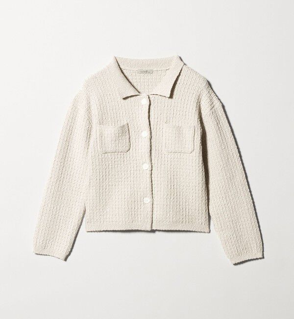 UNITED ARROWS green label relaxing「ブークレ ポロニット カーディガン ウォッシャブル」|カーディガン|