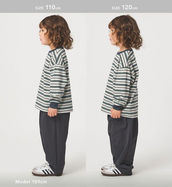 UNITED ARROWS green label relaxing「マルチボーダー Tシャツ / キッズ  100cm-160cm」|Tシャツ・カットソー|