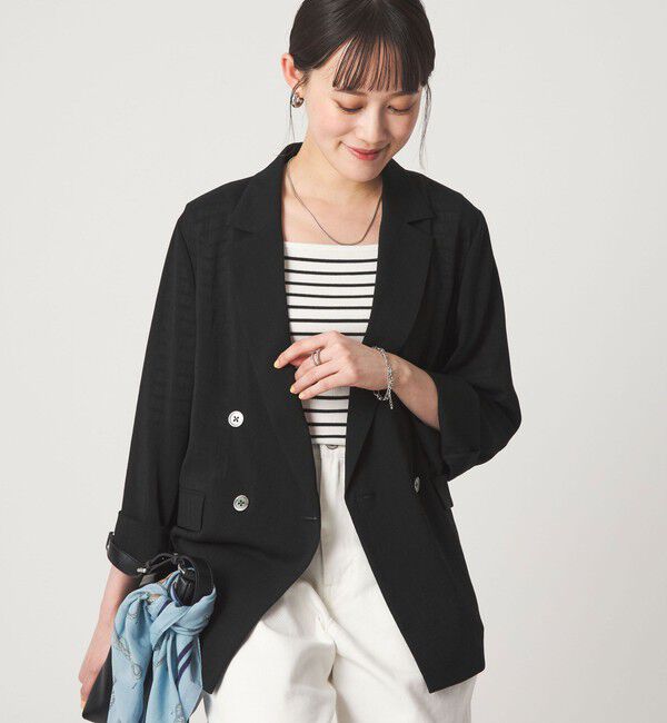 UNITED ARROWS green label relaxing「【結論シリーズ】シアーエアジャケット［size SHORTあり］」|テーラードジャケット|