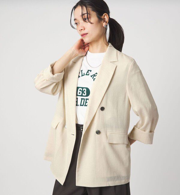 UNITED ARROWS green label relaxing「【結論シリーズ】シアーエアジャケット［size SHORTあり］」|テーラードジャケット|