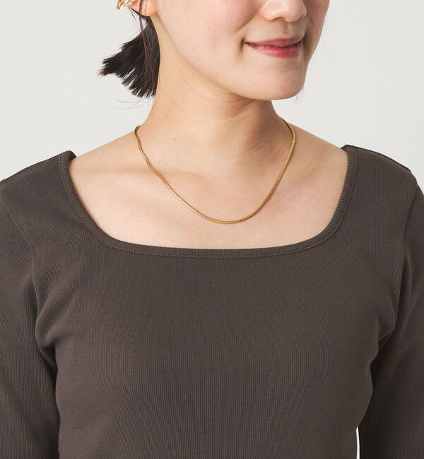 UNITED ARROWS green label relaxing「デコルテ フライス Tシャツ 抗菌」|Tシャツ・カットソー|