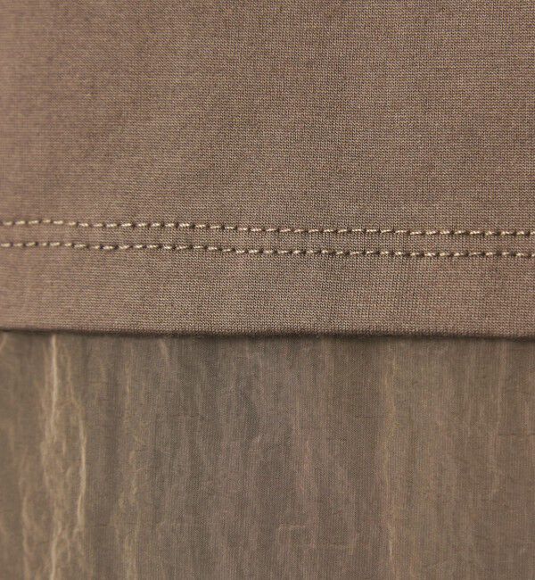 UNITED ARROWS green label relaxing「タフタ ドッキング ボリュームスリーブ プルオーバー」|Tシャツ・カットソー|