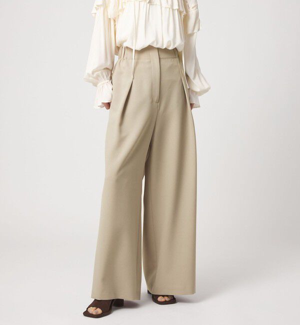 EMMEL REFINES「＜EMMEL REFINES＞EM ジプシーサップ ワイドパンツ」|チノ|