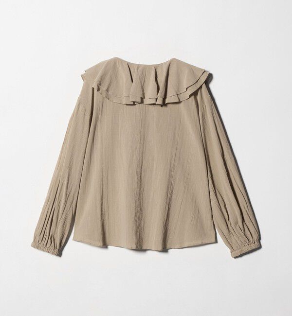 UNITED ARROWS green label relaxing「100/2 ラッフルカラー ブラウス」|シャツ・ブラウス|