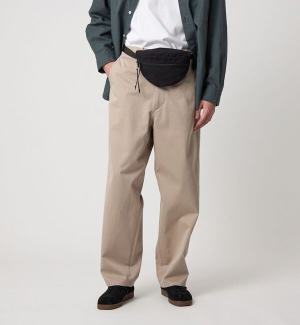 STEVEN ALAN「＜Steven Alan＞ ウエポン ニドム アーミー ノープリーツ トラウザーズ」|チノ|BEIGE