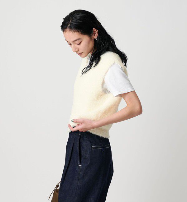 BEAUTY&YOUTH UNITED ARROWS「シャギーVネック ニットベスト」|ベスト・ジレ|