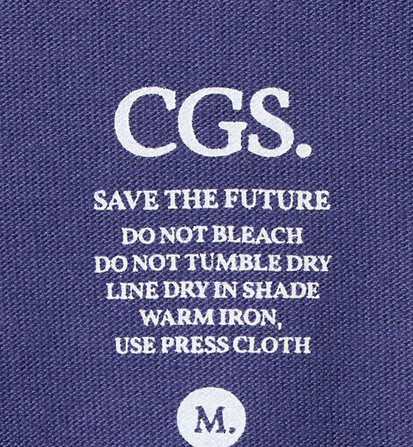 California General Store「＜CGS.＞オーガニックコットン ロゴ ロングスリーブ Tシャツ」|Tシャツ・カットソー|