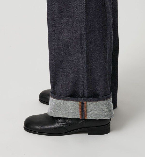 MONKEY TIME「リジッド デニム バギー パンツ」|チノ|